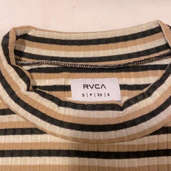 NEW RVCA striped T-shirt Dress - Picture 4 of 6